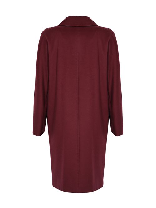 Cappotto over Agenda in lana Bordeaux MAX MARA STUDIO | 2526016081600084